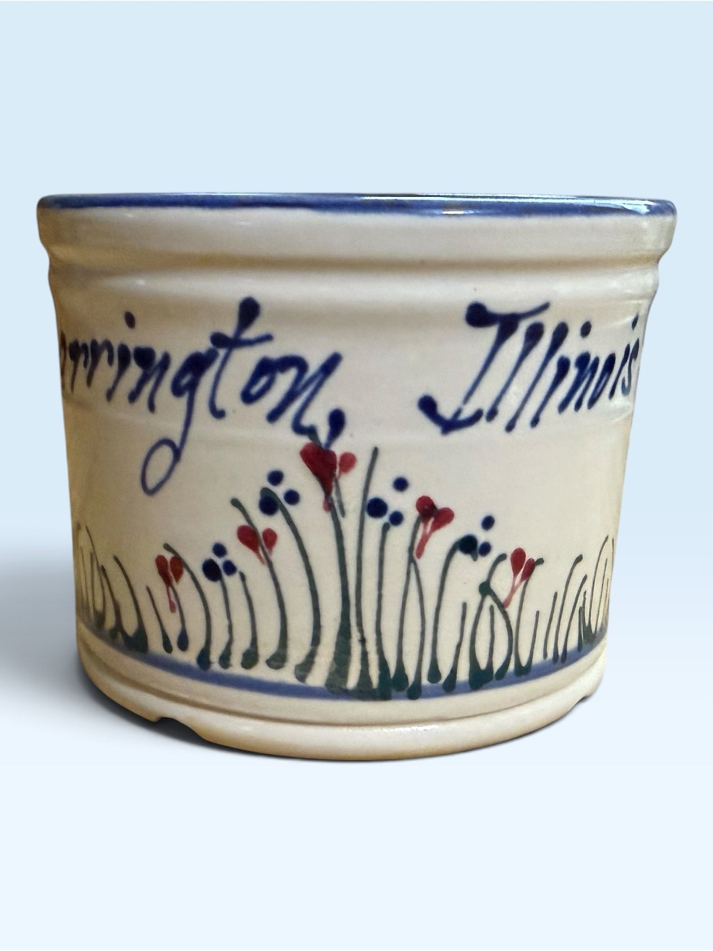 Custom/Commemorative Salt-Glazed Stoneware Crock